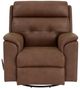 Flexsteel® Mason Brown Silt Swivel Gliding Recliner-1