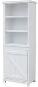 Cottage Creek Furniture Aberdeen 4-Piece Black/White 62" Entertainment Console-4