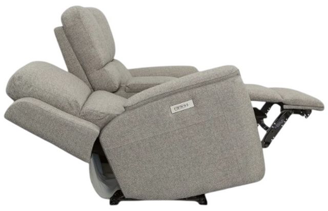 Flexsteel® Henry Hickory Power Reclining Loveseat with Console and Power Headrests-6