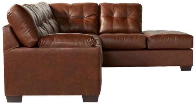 Hughes Furniture® 16900 2-Piece San Marino Hazelnut Right-Arm Facing Sectional and Chaise-2