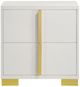 Coaster® Marceline Gold/White 2-Drawer Nightstand-1