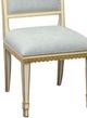 Currey & Company Ines Ivory/Mixology Moonstone Dining Side Chair-1