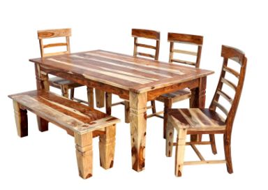 Jaipur Furniture Tahoe 2-Piece Natural Dining Chair Set-1