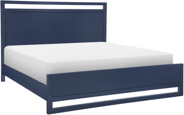 Legacy Classic Summerland Inkwell Blue California King Panel Bed-0