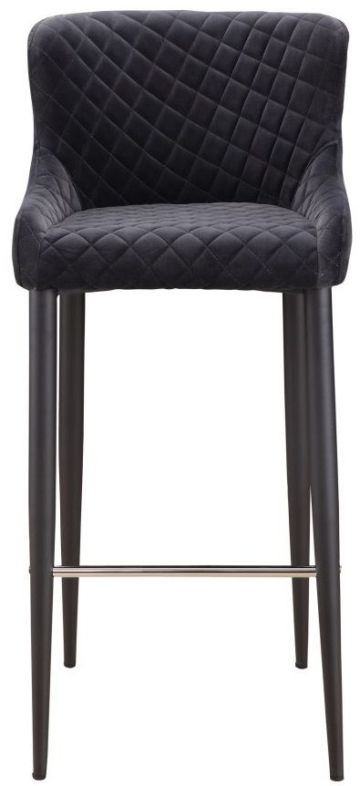 Moe's Home Collection Etta Dark Grey Bar Stool-0
