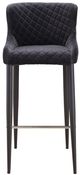 Moe's Home Collection Etta Dark Grey Bar Stool-0
