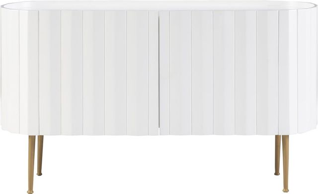Powell® Aubrielle White Console-1