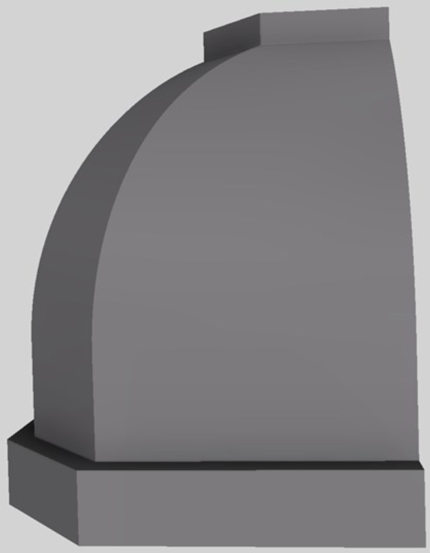 Vent-A-Hood® Designer Series 60" Gunsmoke Wall Mounted Range Hood-1