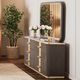 Michael Amini® West Kensington Medium Espresso Dresser with Mirror-5