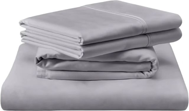 Tempur-Pedic® TEMPUR-Classic 3-Piece Cool Gray Cotton Twin XL Sheet Set-0