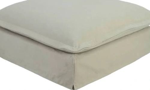 Moe's Home Collection Olivia Sand Ottoman-3