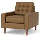 EQ3 Reverie Leather Chair with Low Armrest-2