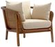 YHD Brisa Brown/Cream Accent Chair-0