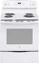 GE® 30" White Free Standing Electric Range-0
