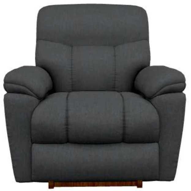 La-Z-Boy® Morrison Indigo Power Rocking Recliner with Headrest and Lumbar-1