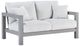 Signature Design by Ashley® Hurley Park Gray Aluminum/Fabric Outdoor Loveseat-0