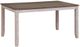 Homelegance® Ithaca Grayish White Dining Table with Brown Tabletop -0