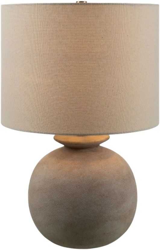 Surya Kaia Colored Cream Table Lamp-1