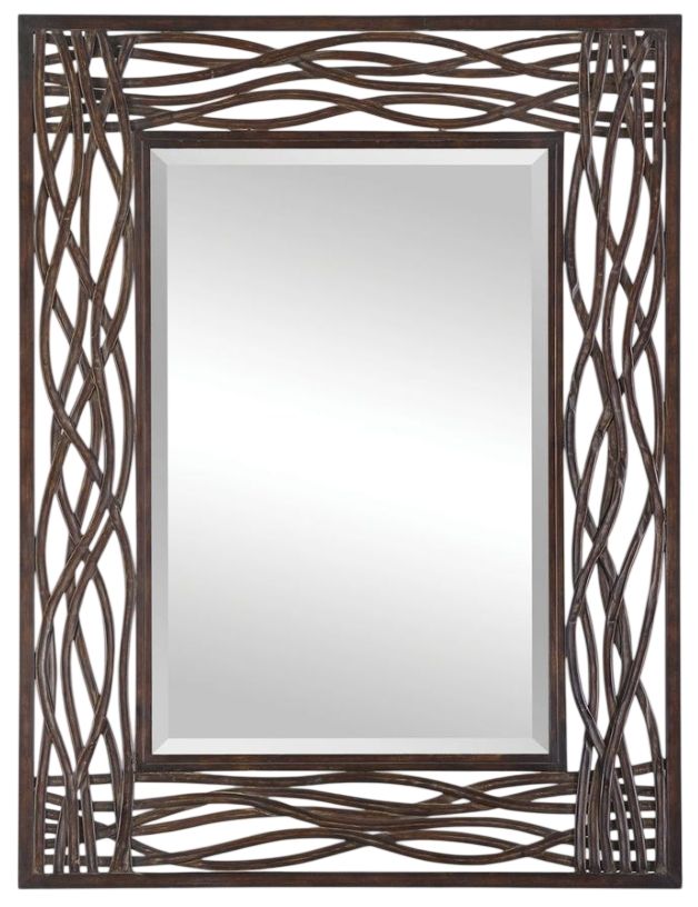Uttermost® Dorigrass Mocha Brown Mirror-0