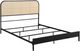 Coaster® Amherst Black King Metal Rod Bed-0