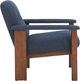 Moe's Home Collection Parker Dark Blue Lounge Chair-2