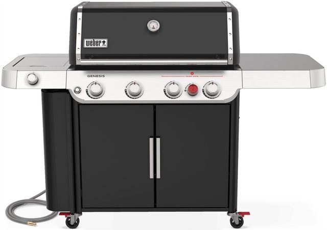 Weber® Genesis 4-Burner Black Freestanding Natural Gas Grill-0