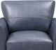 Leather Italia™ Georgetowne Traverse Ocean Blue Accent Chair-1