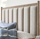 Kincaid® Urban Cottage Oakmont Gray/Harvest California King Upholstered Panel Bed-1