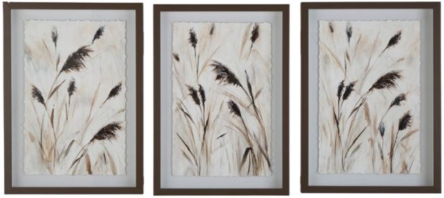 Signature Design by Ashley® Honslow 3-Piece Brown/Black/White Wall Art Set-0
