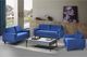 Mazin Furniture Toulouse Blue Upholstered Accent Chair-4