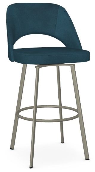 Amisco Customizable Scarlett Swivel Bar Stool-0