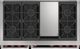 Wolf® 48" Stainless Steel Pro Style Dual Fuel Range and Infrared Griddle-2