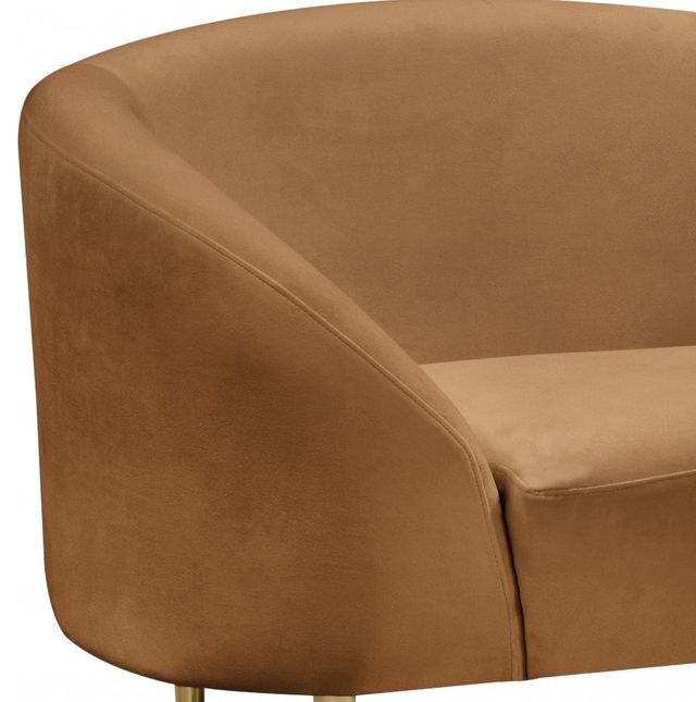 Meridian Furniture Ritz Saddle Velvet Chair-2