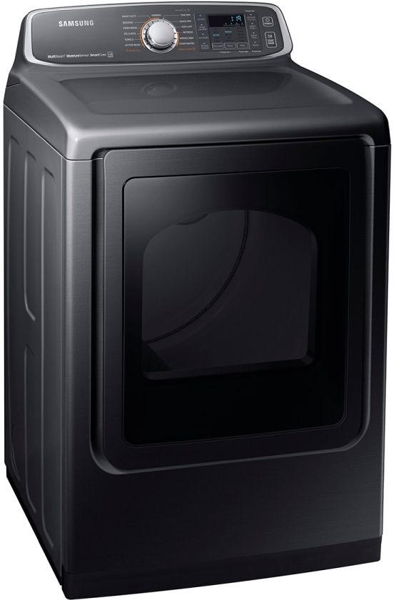 Samsung 7.4 Cu. Ft. Black Stainless Steel Front Load Electric Dryer-2
