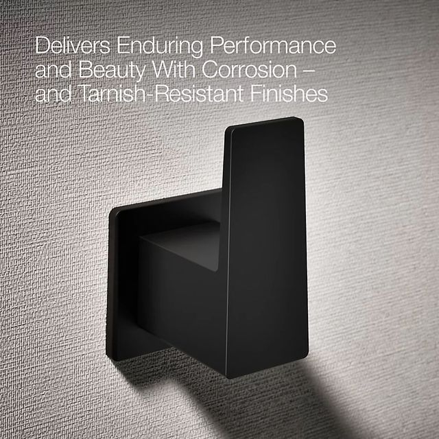 KOHLER® Honesty® Matte Black Robe Hook-2