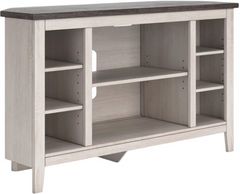 Signature Design by Ashley® Dorrinson Two-Tone Corner TV Stand