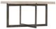 Bernhardt Hathaway White Cocktail Table with Oil-Rubbed Bronze Base-0