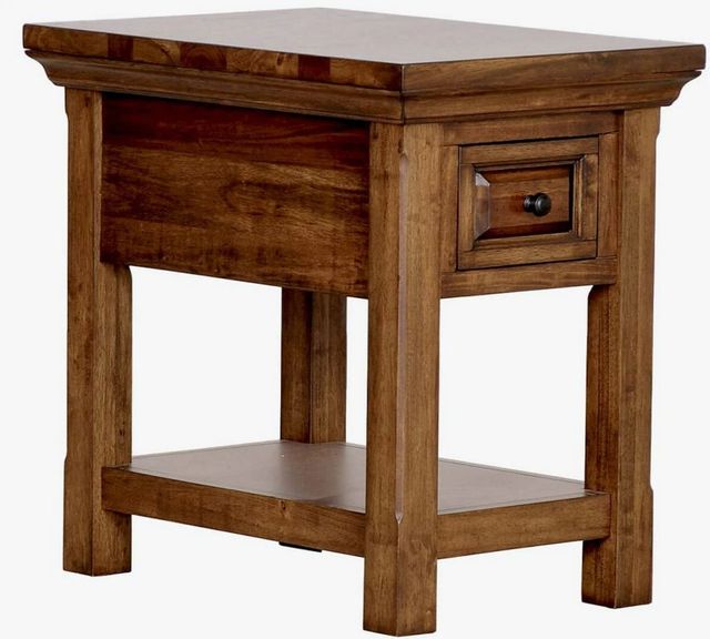 Napa Furniture Design Hill Crest Brown Chairside Table-0