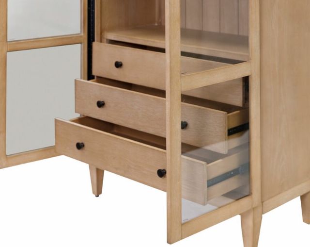 Martin Furniture Laurel Natural Arched Display Cabinet/Bookcase-3