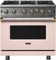 Viking® 5 Series 36" Blush Liquid Propane Pro Style Gas Range-0