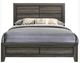 Bernards Max Gray Full Panel Bed-1