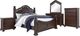 Liberty Furniture Messina Estates 5-Piece Cognac Queen Poster Bedroom Set-0