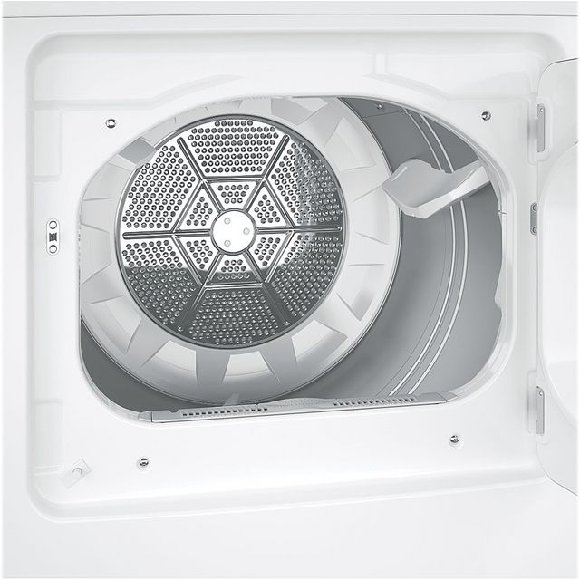 Hotpoint - 6.2 Cu. Ft. 4-Cycle Electric Dryer - White /Gray Backsplash-2