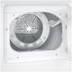 Hotpoint - 6.2 Cu. Ft. 4-Cycle Electric Dryer - White /Gray Backsplash-2