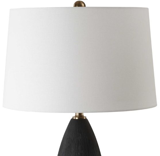 Uttermost® Jett Black Table Lamp-4