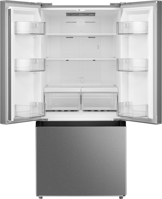 Midea® 30" 18.4 Cu. Ft. Fingerprint-Resistant Stainless Steel French Door Refrigerator-1
