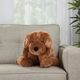 Nourison Home™ Mina Victory Plush Lines Brown 18''x22'' Dog Animal Stuffed Toy -2