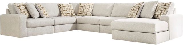 Signature Design by Ashley® Kestrie 6-Piece Feathered Sectional and Chaise-0