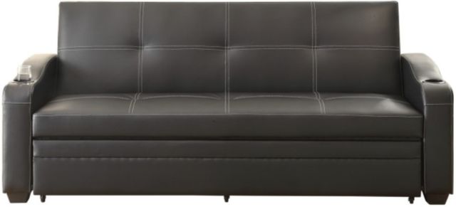 Homelegance® Madalyn Black Lounger-4