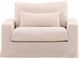 Dovetail Furniture Sylvie Natural Slipcovered Sofa Chair-1